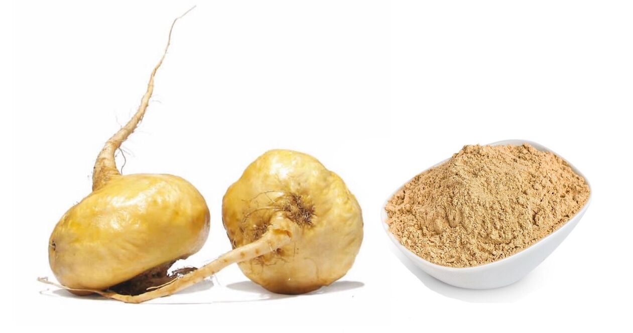 Peruanesch Mohn als Deel vum Produkt